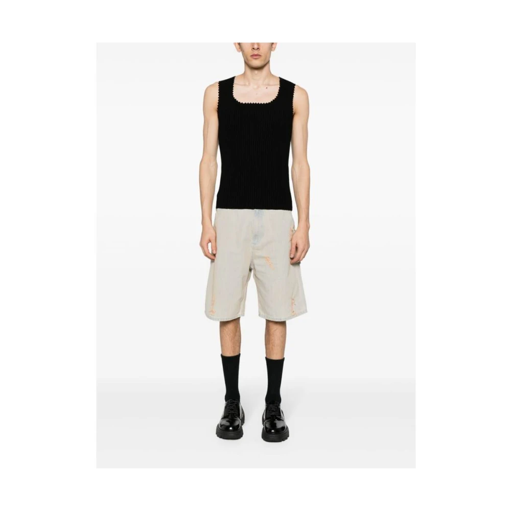 Msgm Casual Shorts Blue Heren