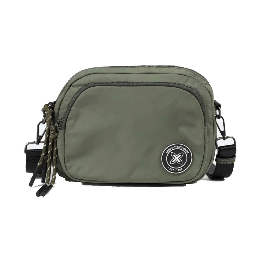 Munich Platte Crossbody Cameratas Green Dames