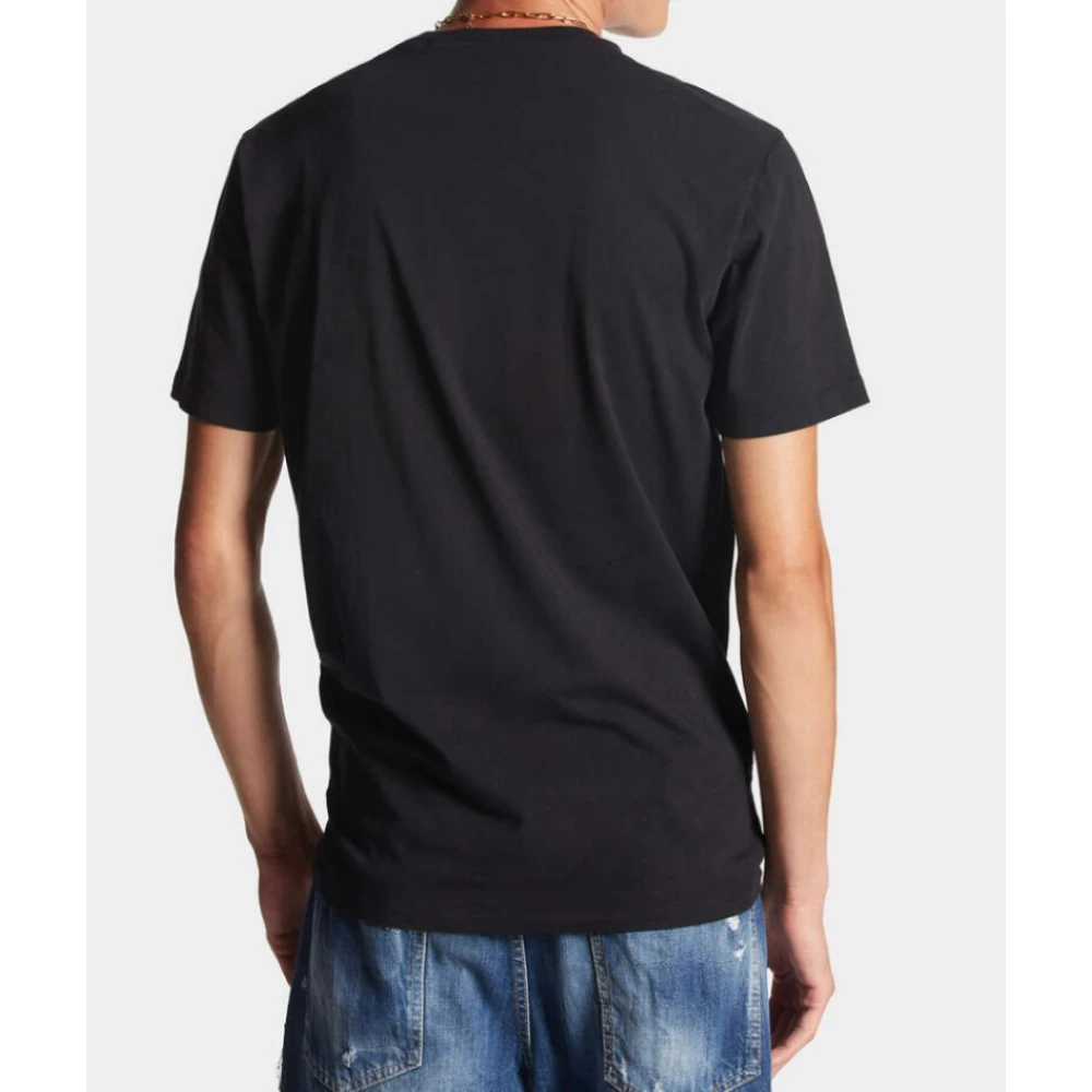 Dsquared2 Cool Fit Logo T-shirt Black Heren