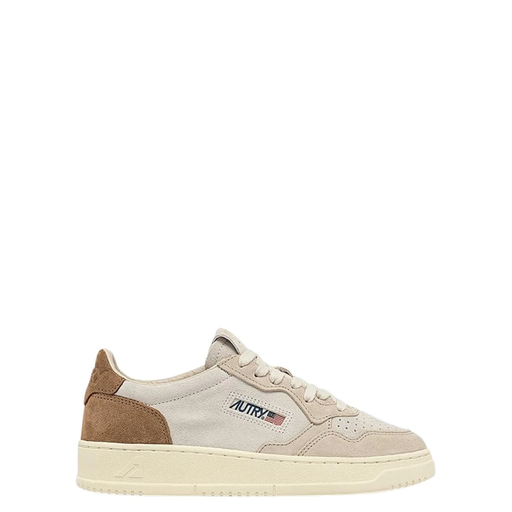 Autry Women's Multicolor Sneakers, 3 Uk, Medalist Trainers In Soft Suede And Nubuck