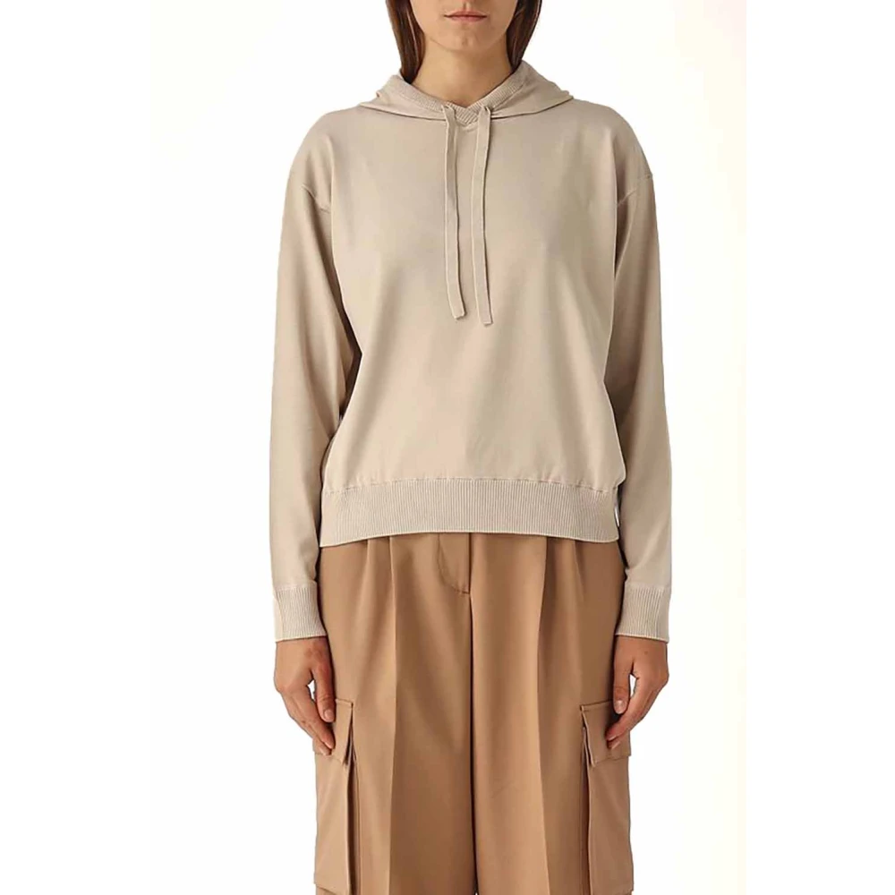 Max Mara Beige Hoodie Vrijetijdsstijl Beige Dames