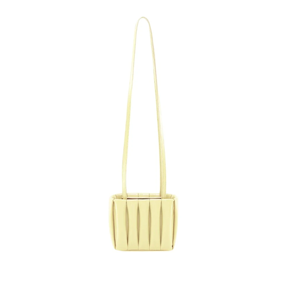 THEMOIRè Skinande Kanariefågel Mini Tote Väska Yellow, Dam