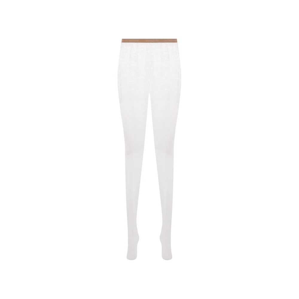 Valentino Garavani Witte elastische taillebroek gemaakt in Italië White Dames