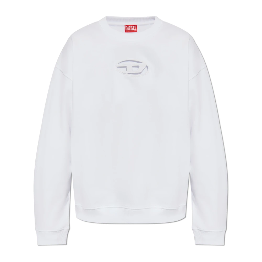 Diesel Sweatshirt S-Boxt-Od White Heren