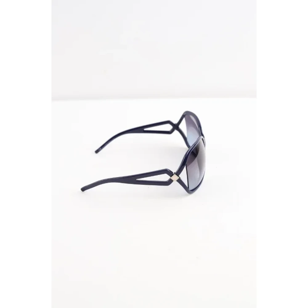 Dior Vintage Pre-owned Plastic sunglasses Blue Dames