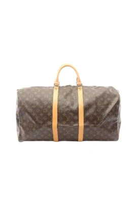 Pre-owned Keepall55 Monogram Boston Bag