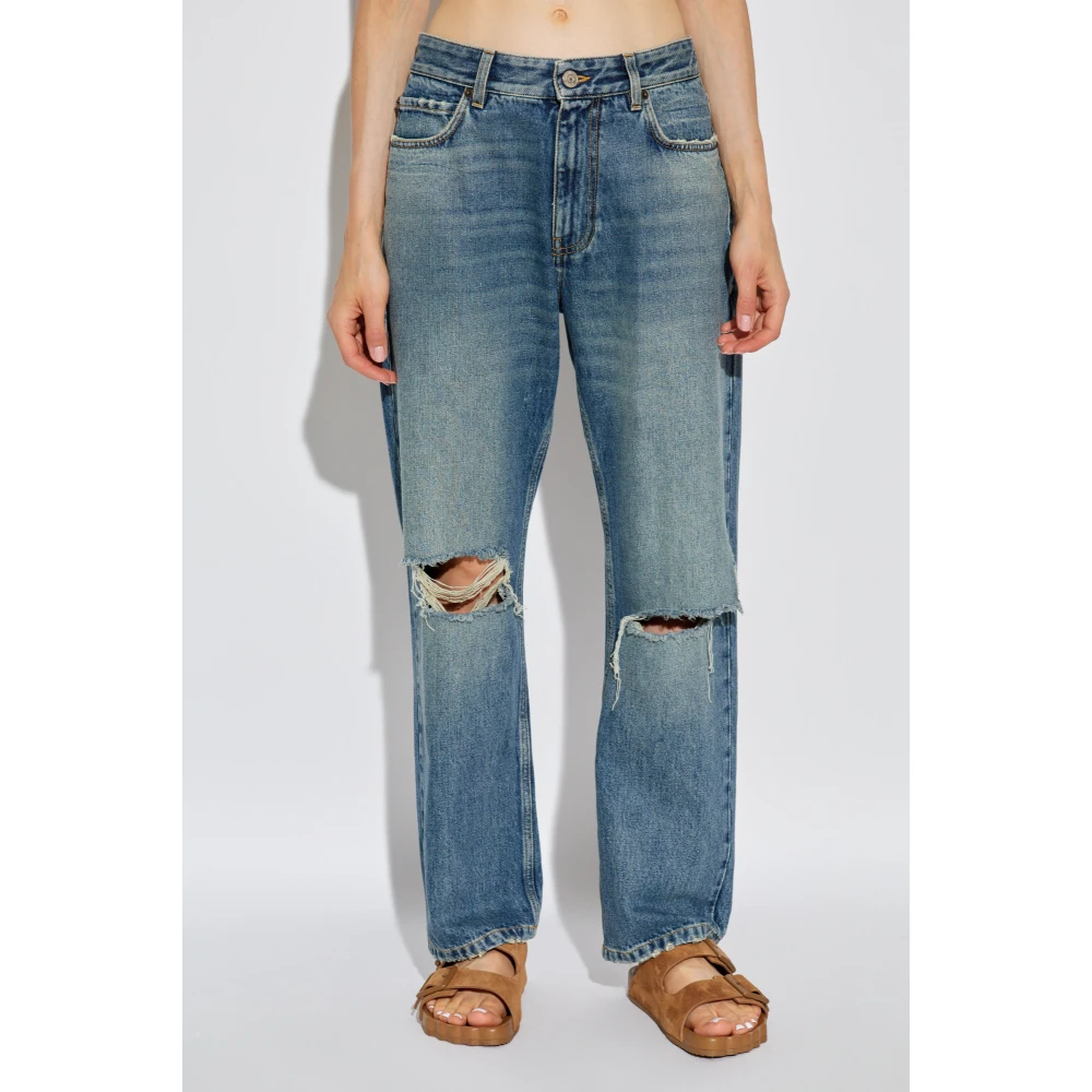 Balenciaga Jeans met een 'vintage' effect Blue Dames