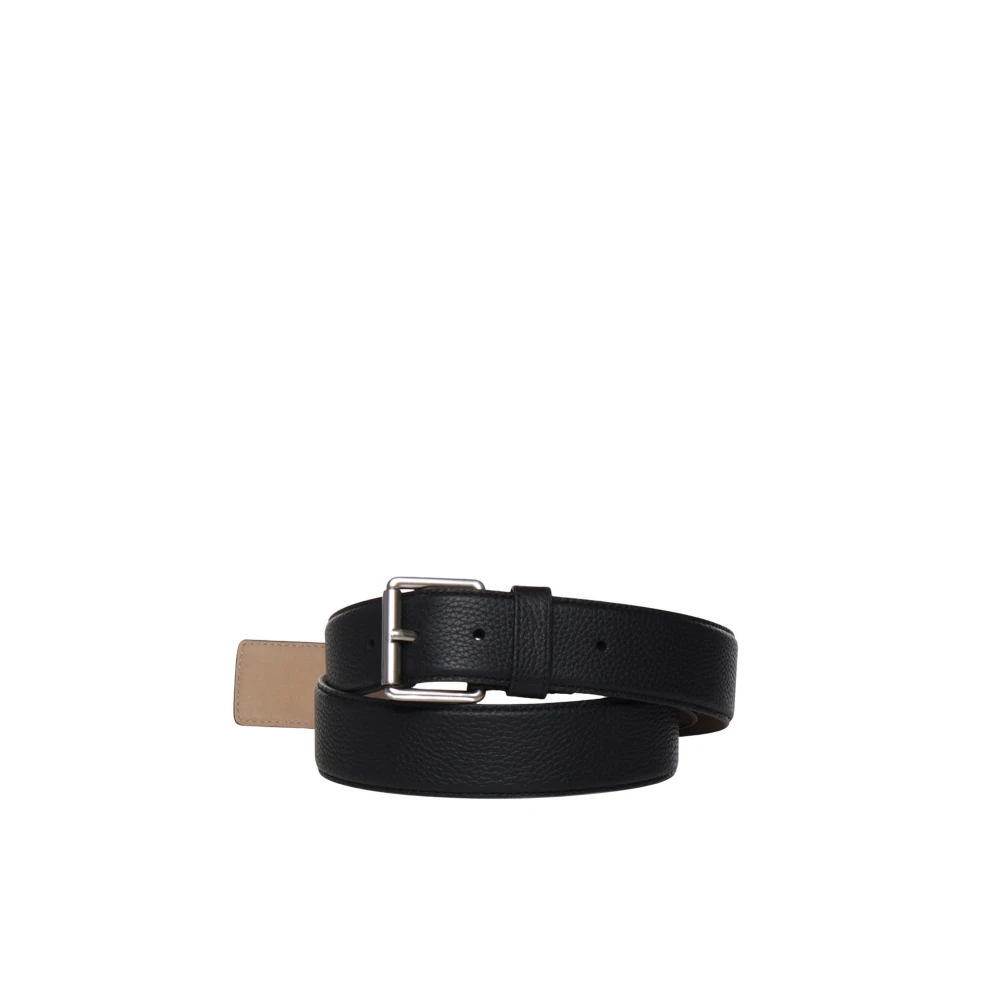 Michael Kors Uomo Nero - Cintura In Pelle Granata - Accessories - One Size