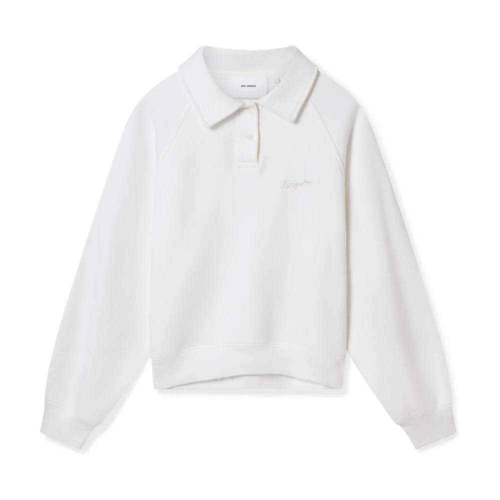 Axel Arigato Sky Polo Sweater White Dames