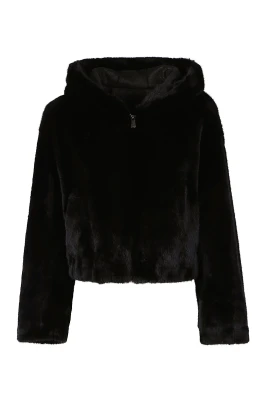 Gasteria Faux Fur Hooded Jacket