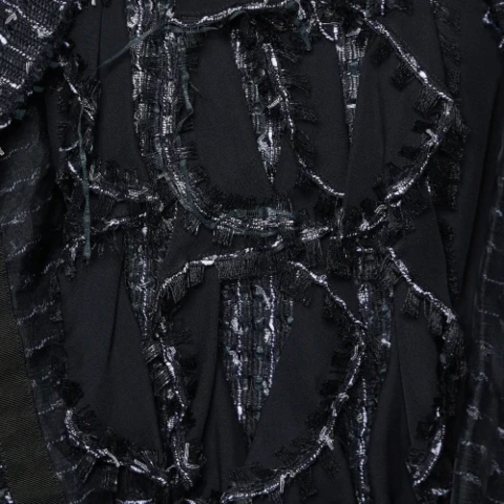 Oscar De La Renta Pre-owned Fabric outerwear Black Dames