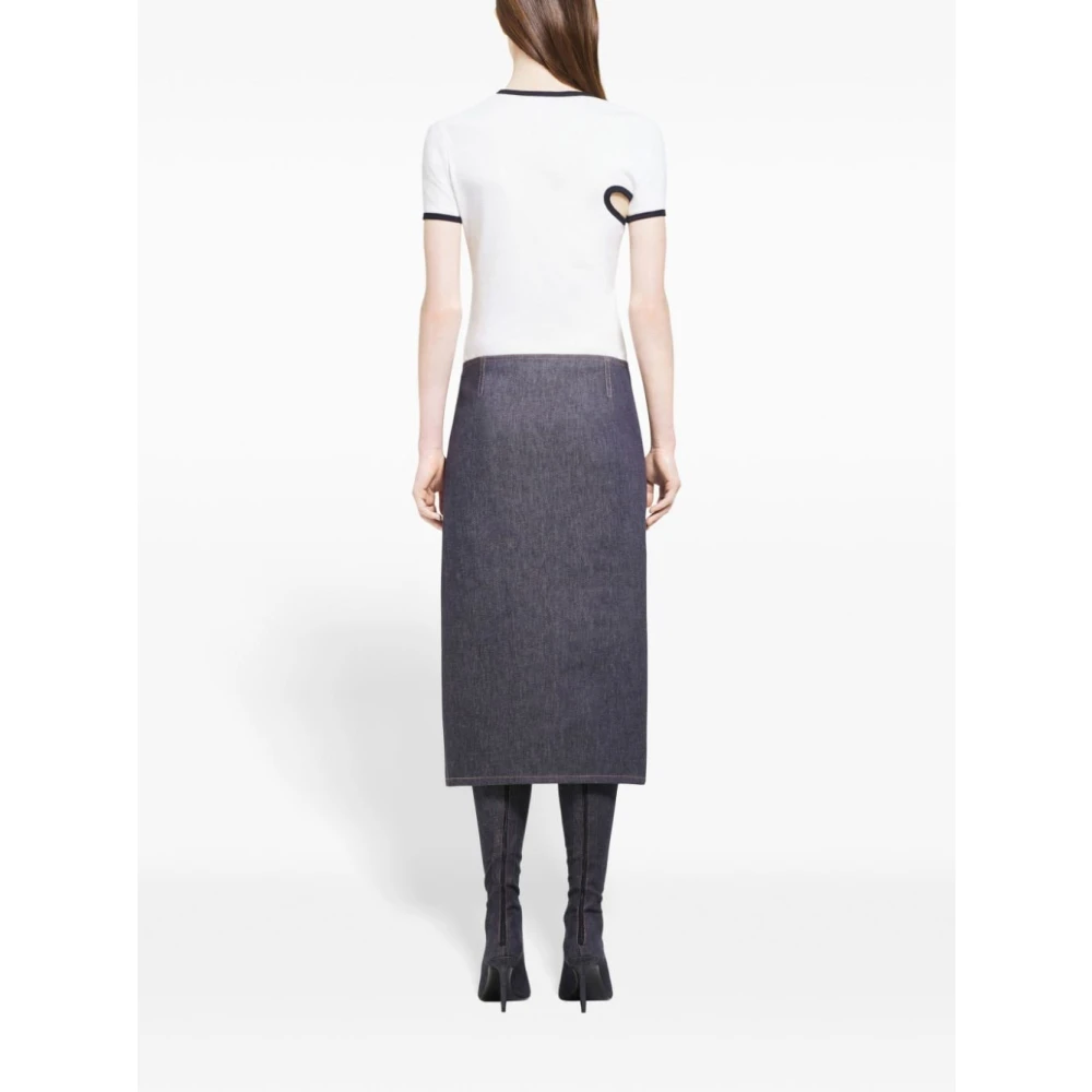 Courrèges Stijlvolle T-shirts en Polos White Dames