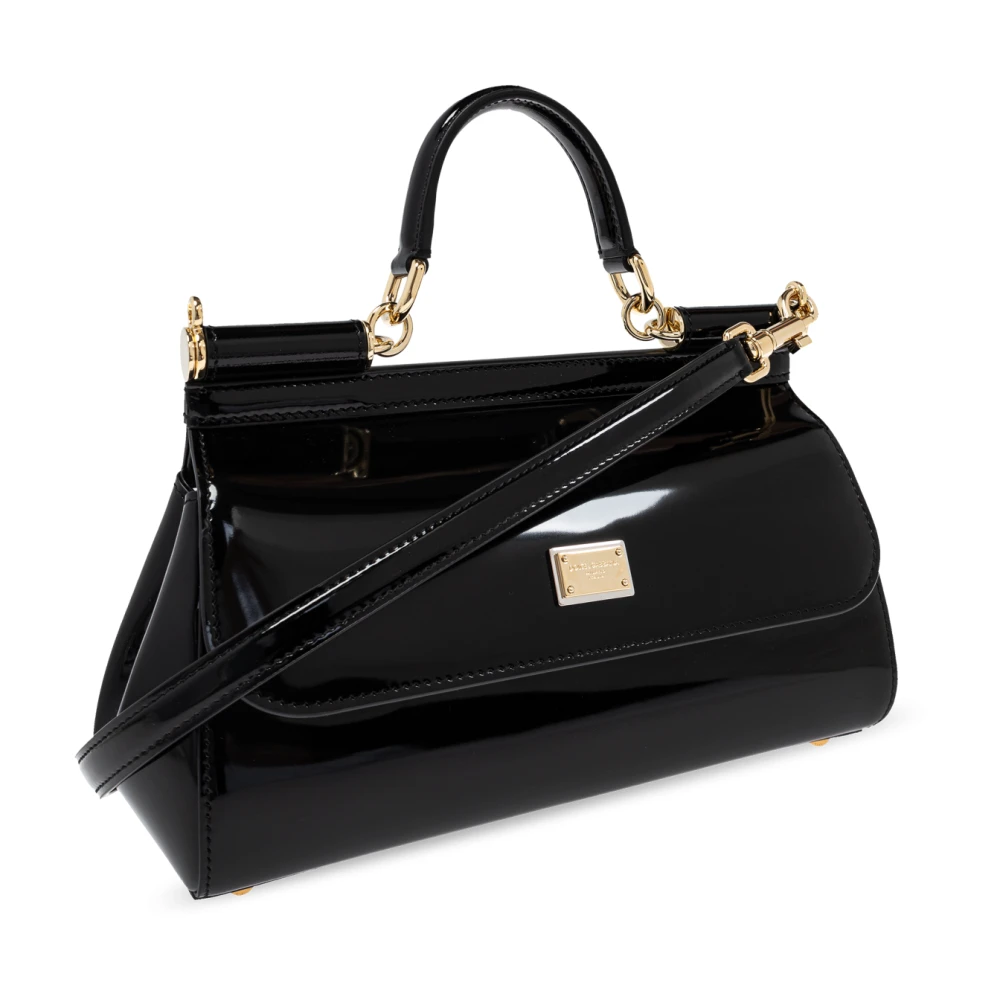 Dolce & Gabbana Sicily Schoudertas Black Dames