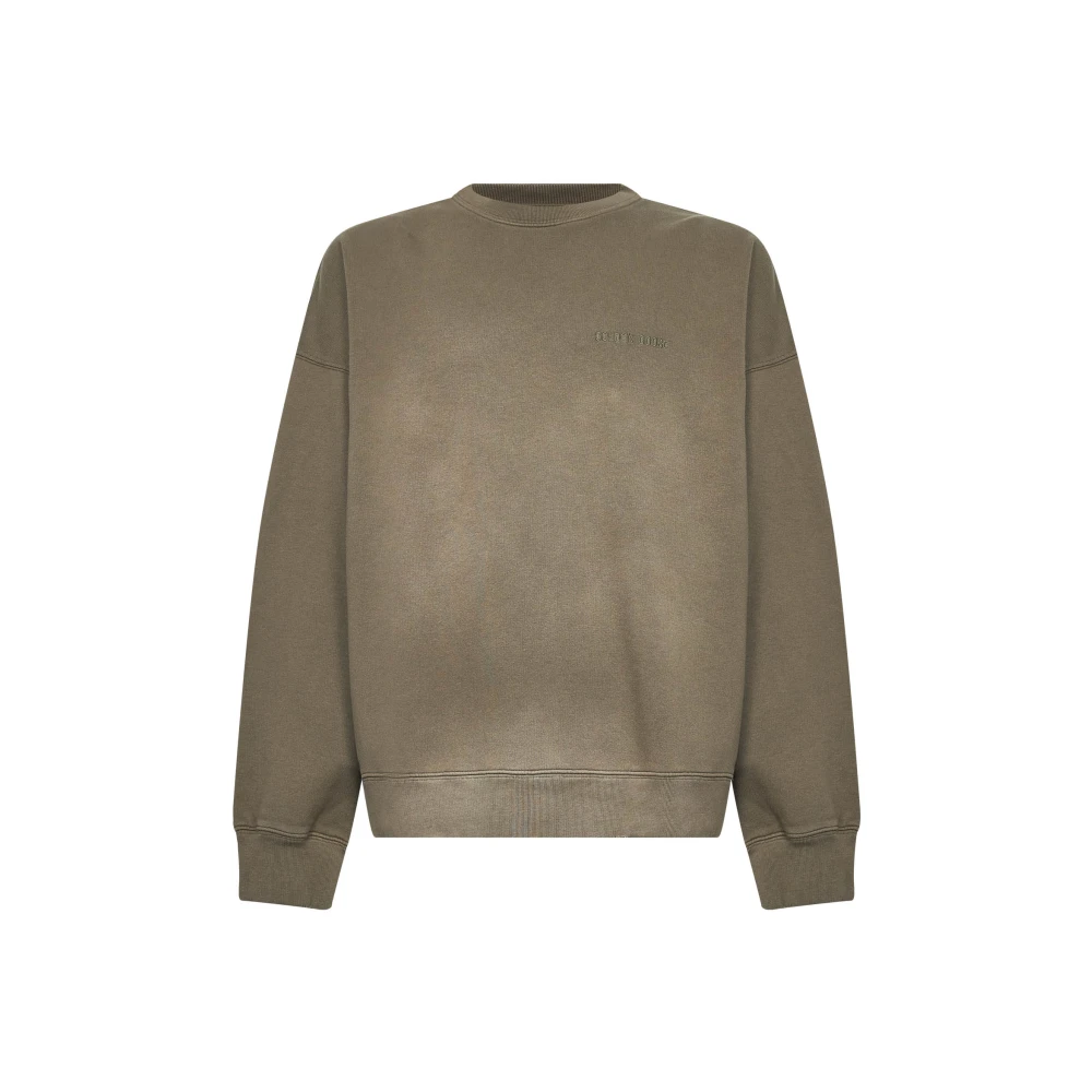 Golden Goose Men's Beige Crewneck Sweatshirt - Sweatshirts - L - Sweatshirts & Hoodies