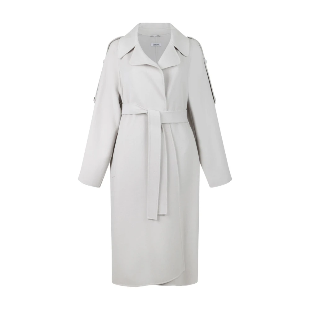 Max Mara Elegante Jassen Collectie White Dames