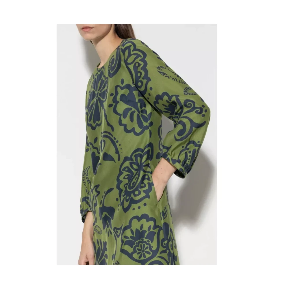 LUISA CERANO Mini jurk met print Green Dames