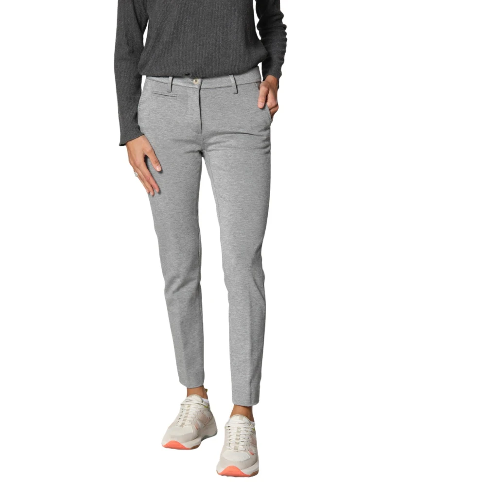 Mason's New York Slim Chino Broek Gray Dames