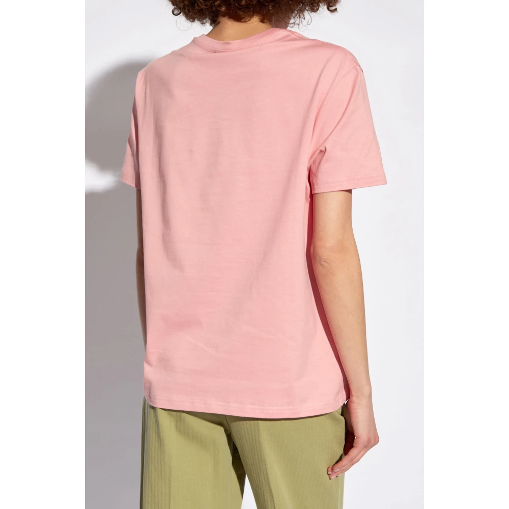 ETRO T-shirt met logo Pink Dames
