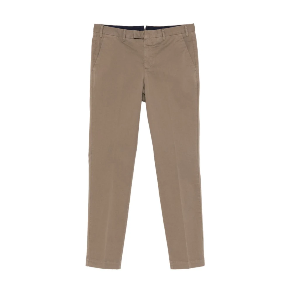 Pt Torino Men's Beige Pantalone Dritto Con Cinturino Passa Cintura - Chinos - 4XL - Trousers