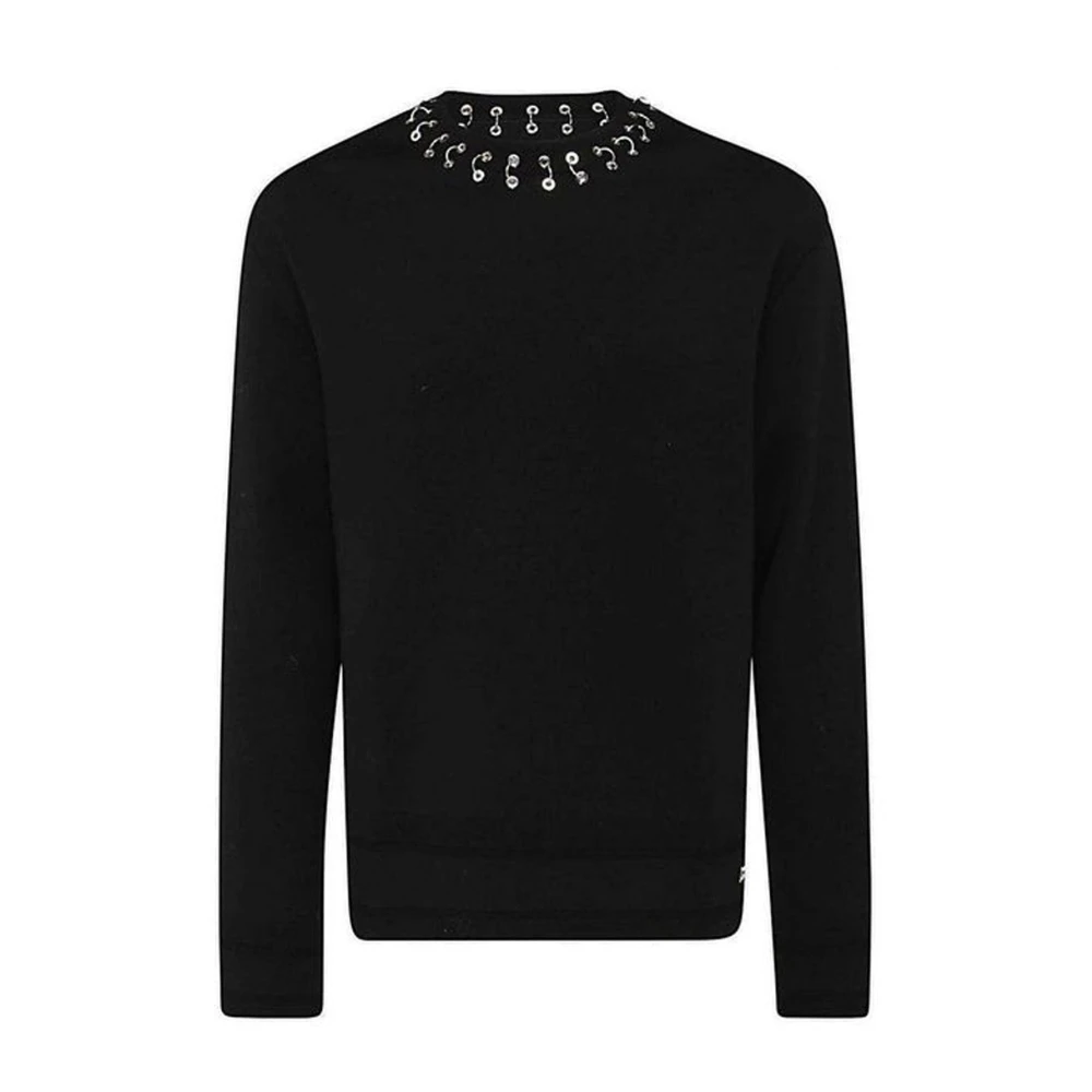 Givenchy Hoop Neckline Wollen Trui Black Heren
