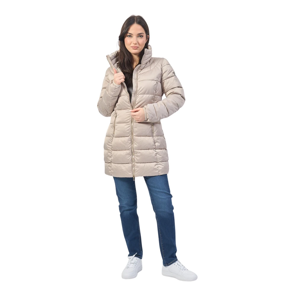 YES ZEE Beige Winterjas Beige Dames