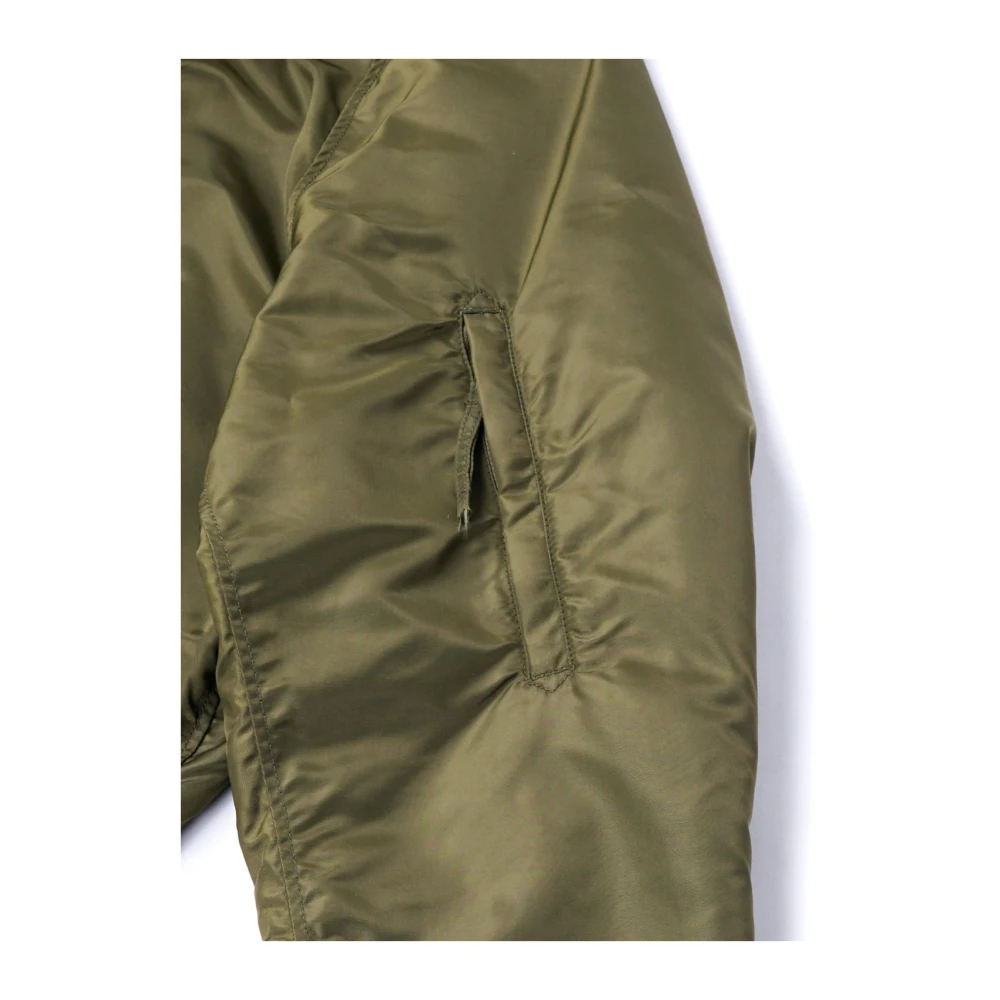 Engineered Garments Field Parka Flight Satin Nylon Green Heren