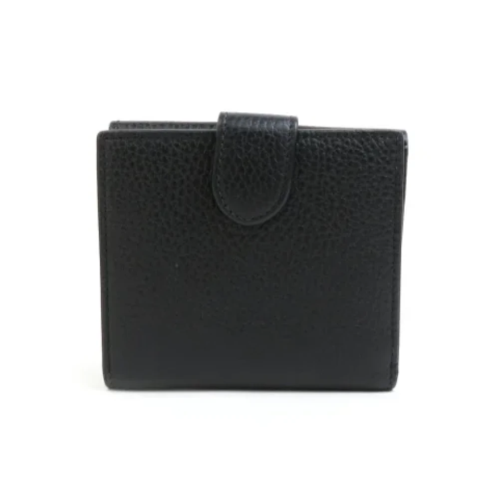 Gucci Vintage Pre-owned Leather wallets Black Dames