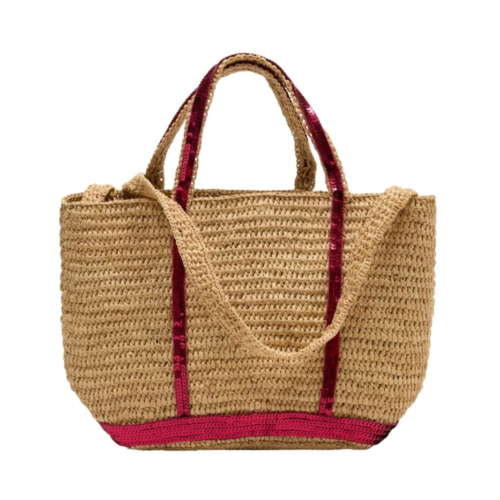 Vanessa Bruno Women's Beige Raffia S Cabas Tote - Shopping Bags - One Size - Bags