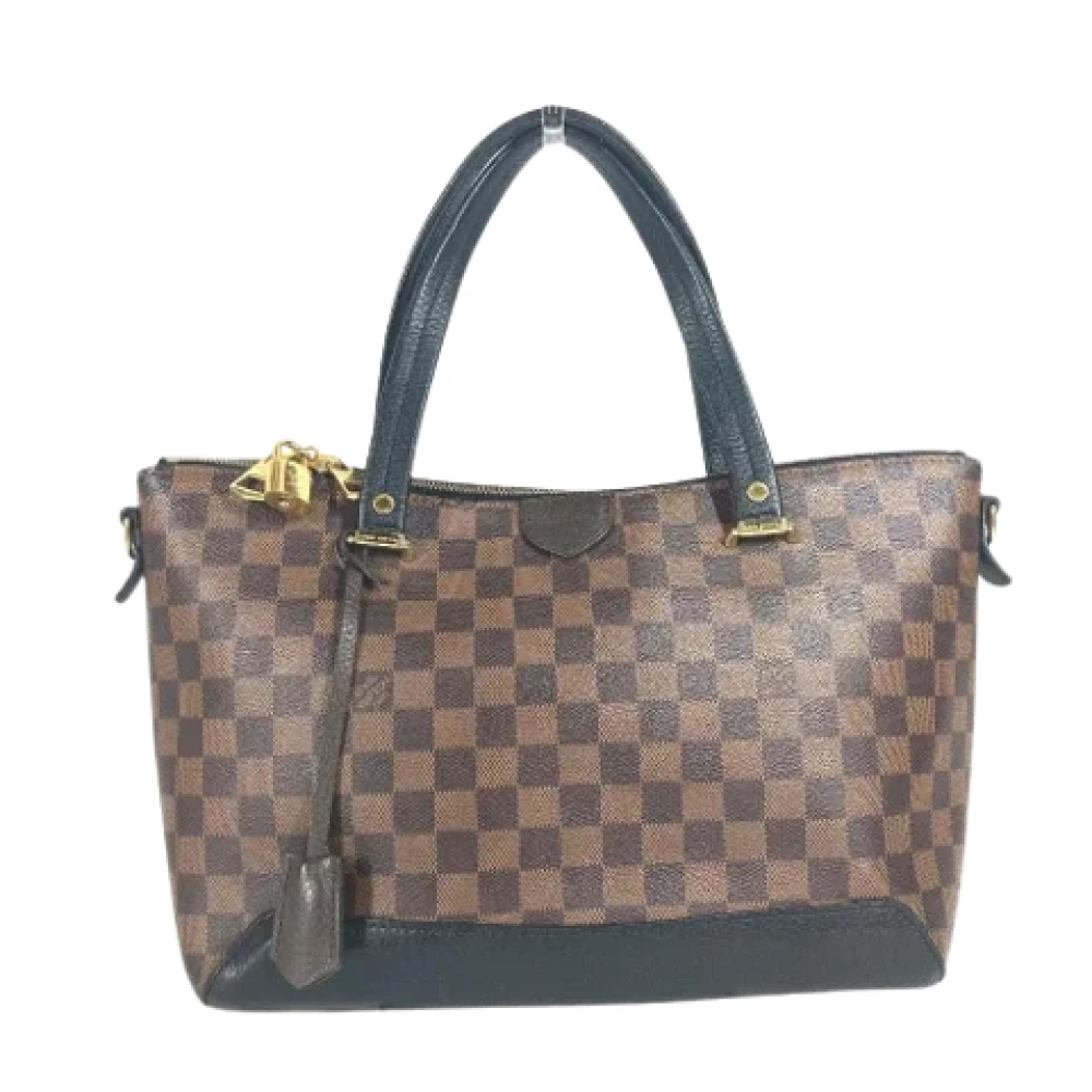 Louis Vuitton Vintage Pre-owned Cotton louis-vuitton-bags Brown Dames