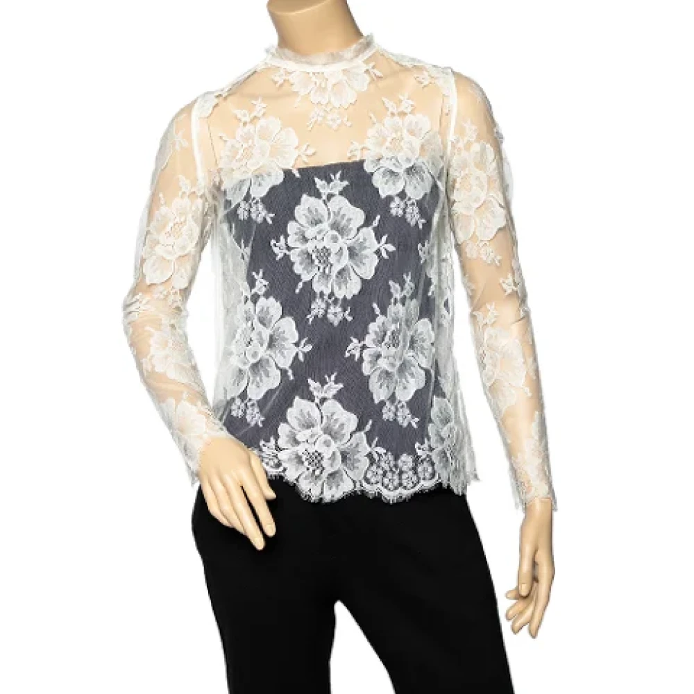 Stella McCartney Pre-owned Lace tops White Dames
