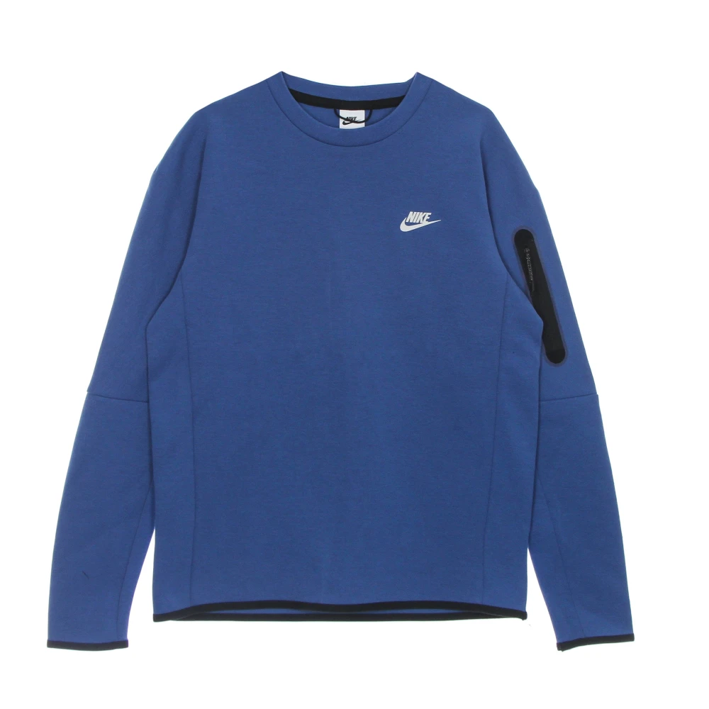 Nike Tech Fleece Crewneck Sweatshirt Blue, Herr