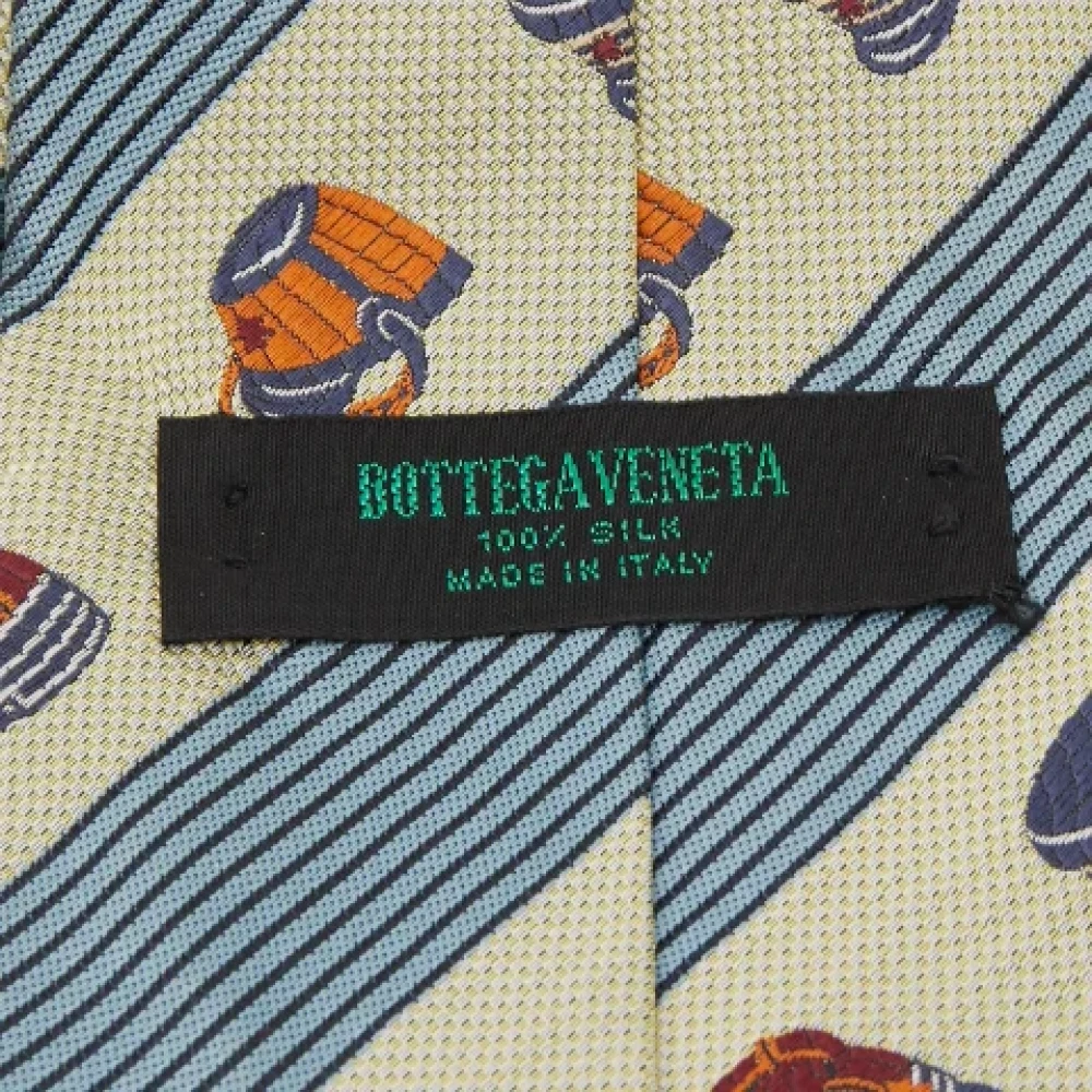Bottega Veneta Vintage Pre-owned Silk home-office Beige Heren