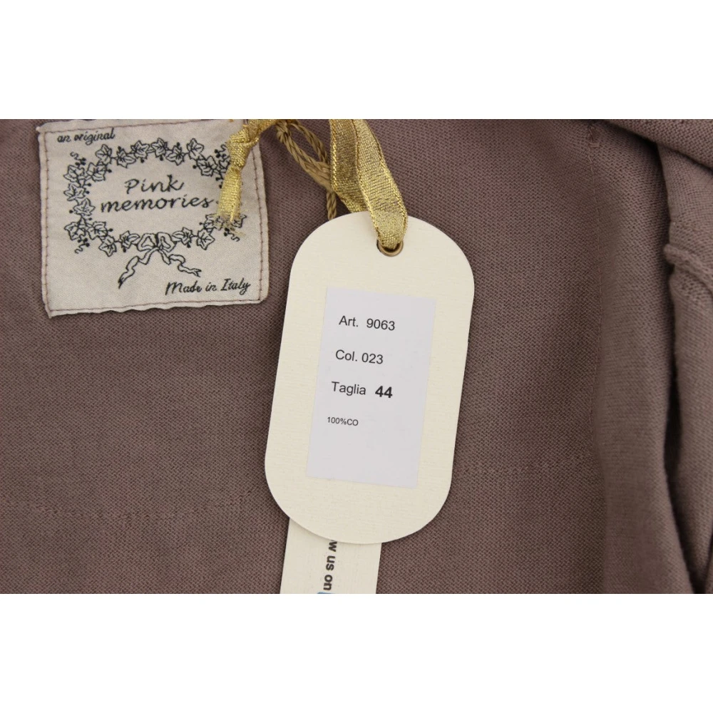 Pink Memories Elegante Lila Kant Gebreide Trui Purple Dames