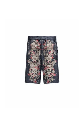 Ikoniska Bermuda-shorts med tryck