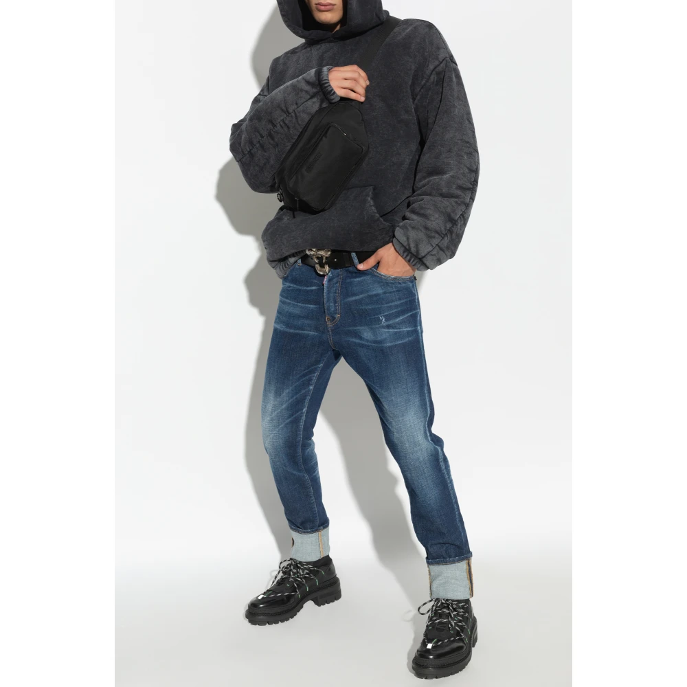 Dsquared2 Hoodie Gray Heren