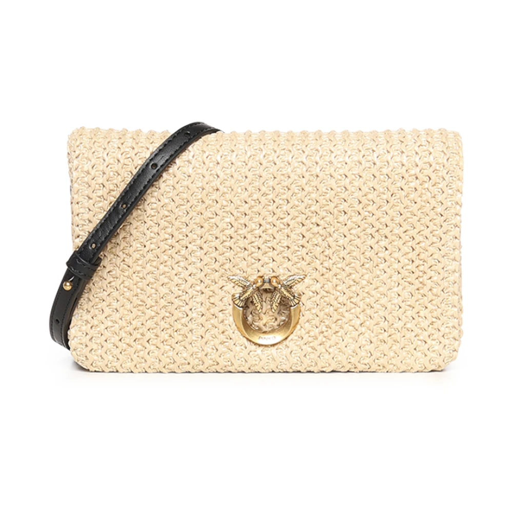 Pinko Women's Beige Love Bag - Cross Body Bags - One Size - Bags