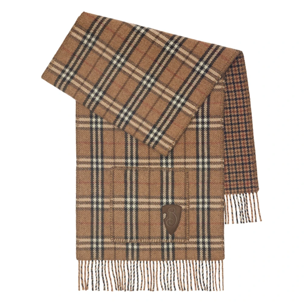 Burberry Buzzard Geruite Stijlvolle Modieuze Overhemd Beige Dames