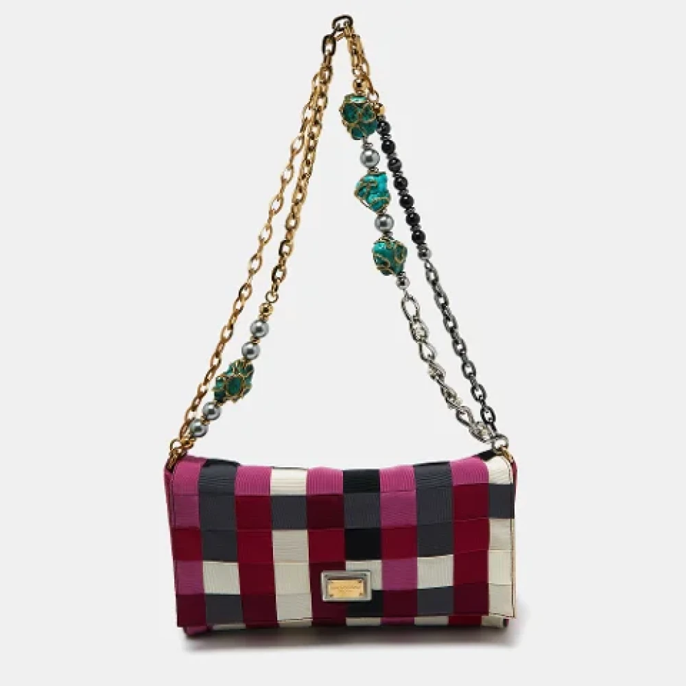 Dolce & Gabbana Pre-owned Canvas shoulder-bags Multicolor Dames