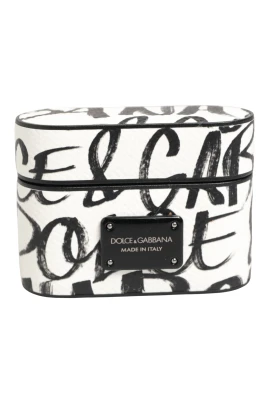 Monogram Print Logo Airpods Fodral