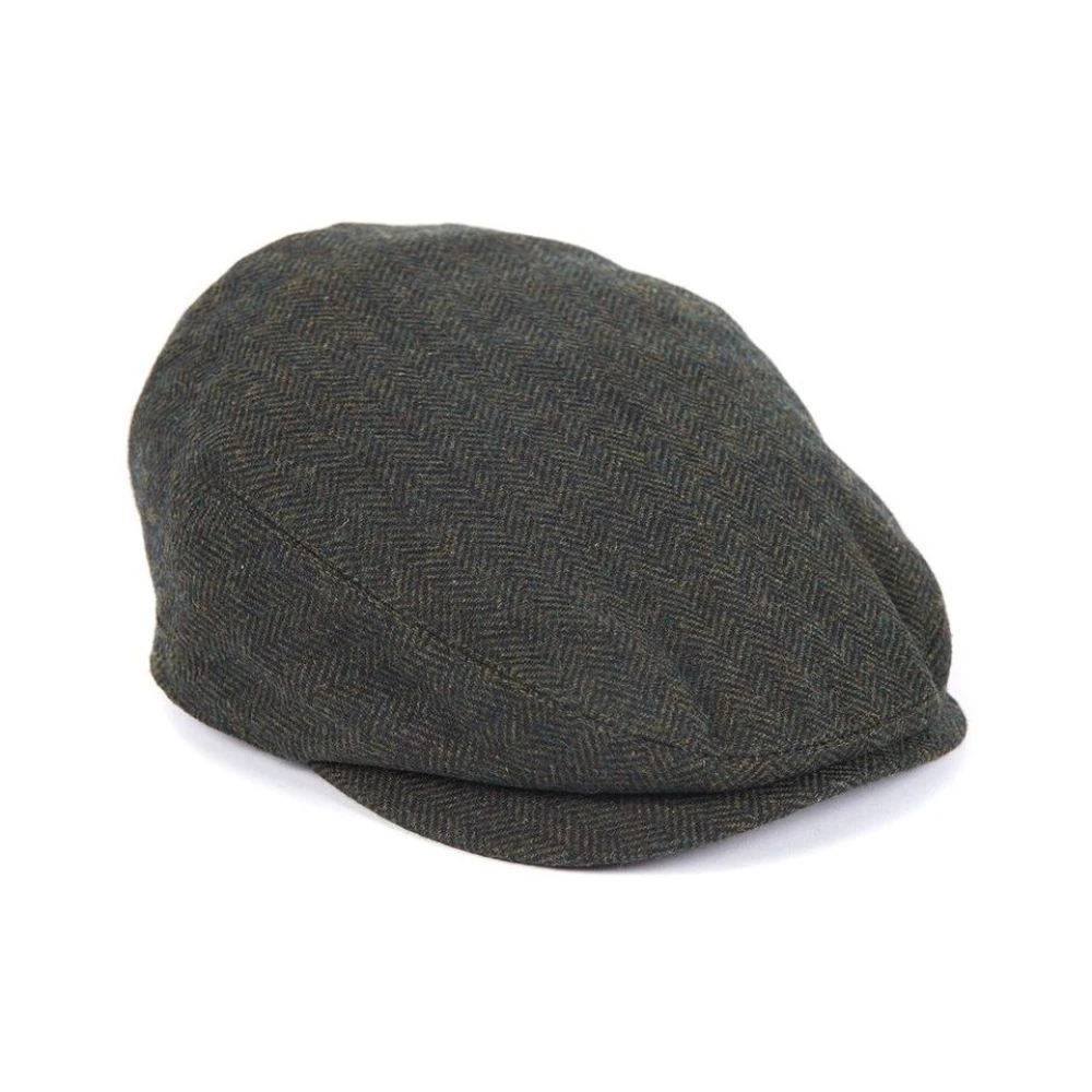 Barbour Gestippelde Wol Coppola Hoed Green Unisex