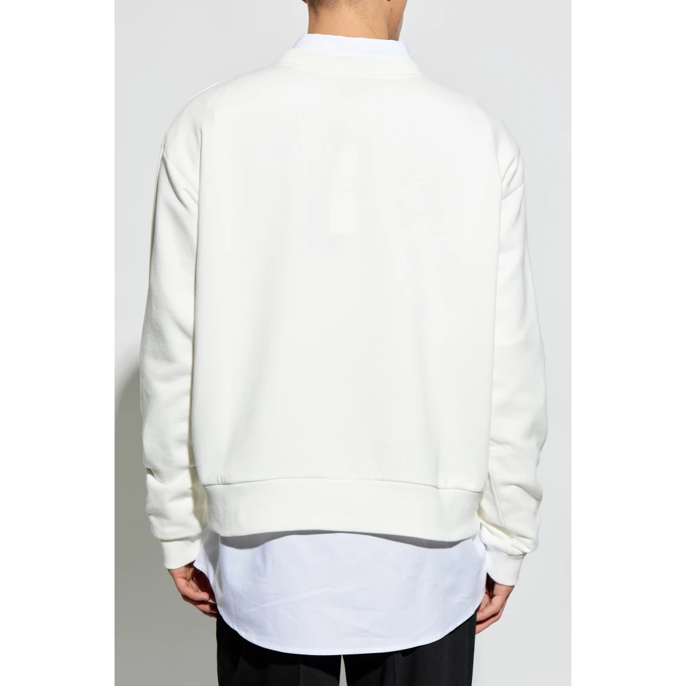 Marni Sweatshirt met logo White Heren