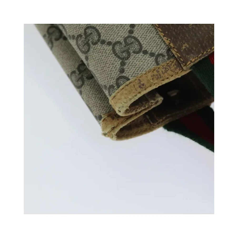 Gucci Vintage Pre-owned Leather totes Beige Dames