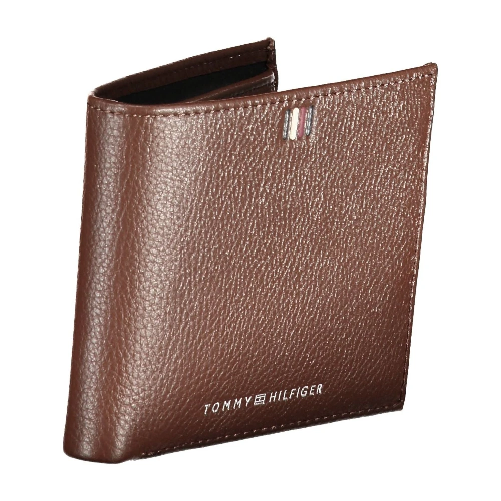 Tommy Hilfiger Bruine Herenportemonnee met Kaarthouder Brown Heren