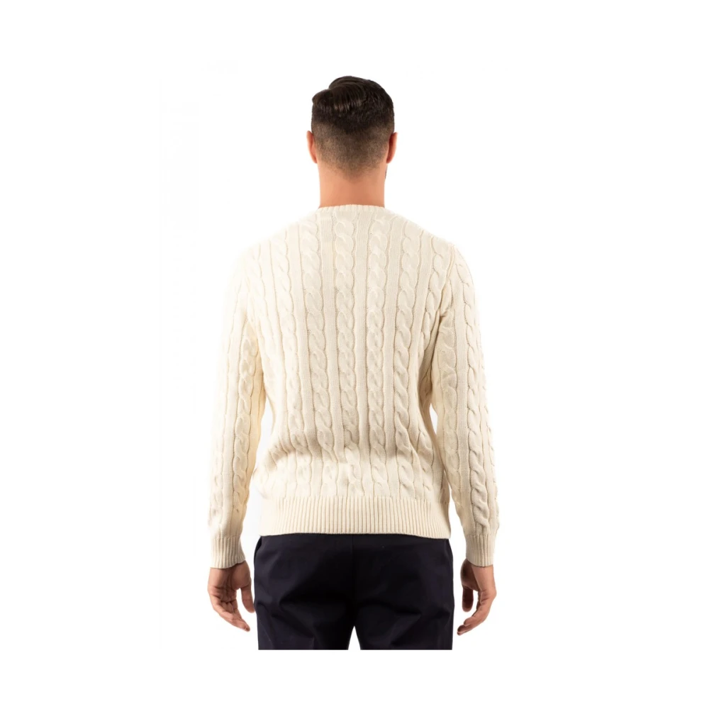 Ralph Lauren Rondgebreide trui Beige Heren