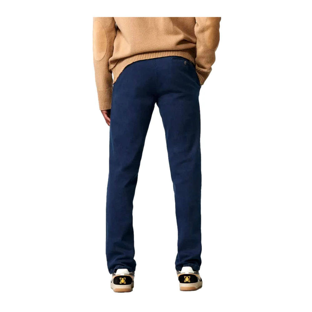 Meyer Moderne pasvorm denim broek Bonn blauw Blue Heren