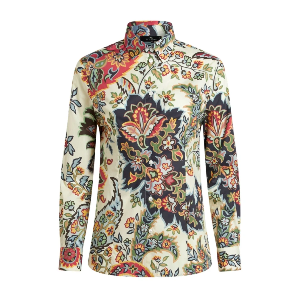 ETRO Paisley Print Knoopshirt Multicolor Dames