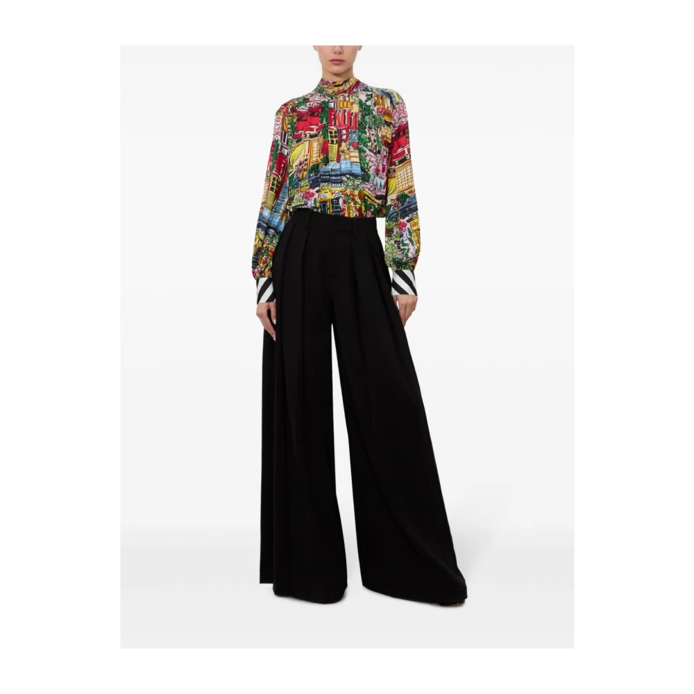 alice + olivia Multikleur Gestreepte Vakantiedromen Shirt Multicolor Dames