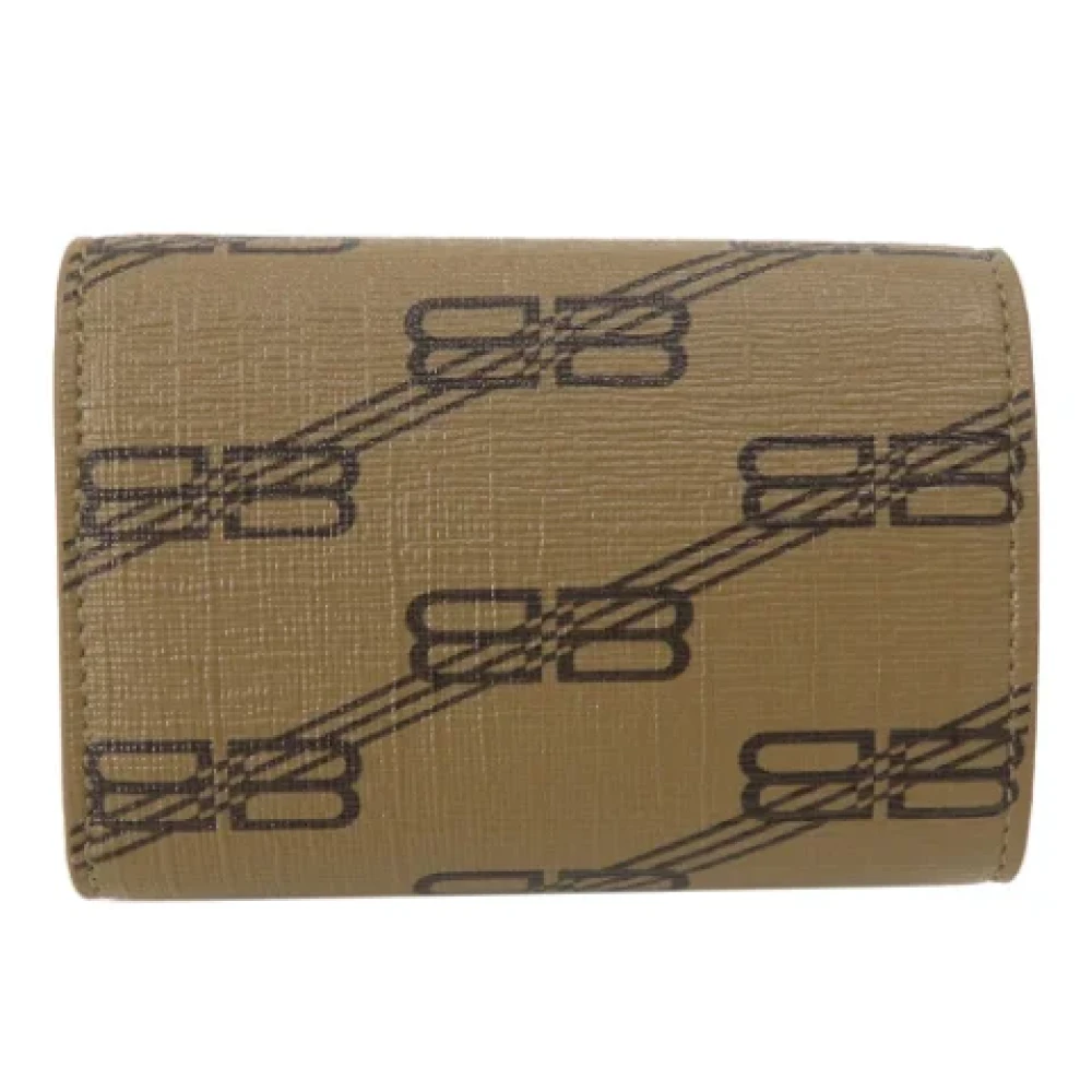 Balenciaga Vintage Pre-owned Leather wallets Brown Dames
