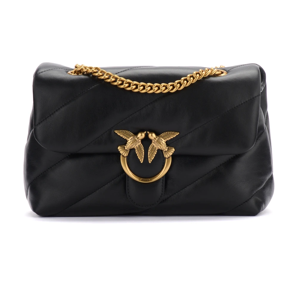Pinko Klassieke Love Bag Puff Maxi Quilt Black Dames