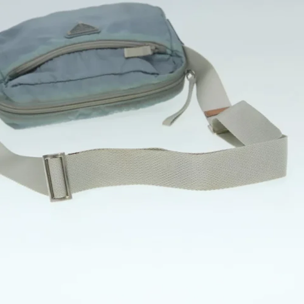 Prada Vintage Pre-owned Fabric prada-bags Blue Dames